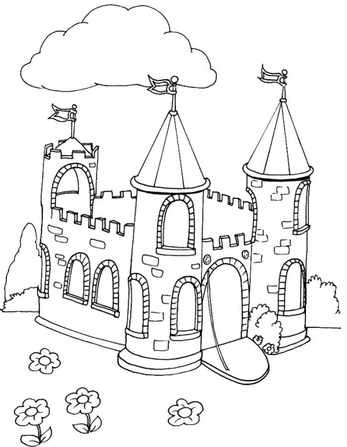 699x900 Castle Coloring Pages Printable Tags Castle Colouring Pages