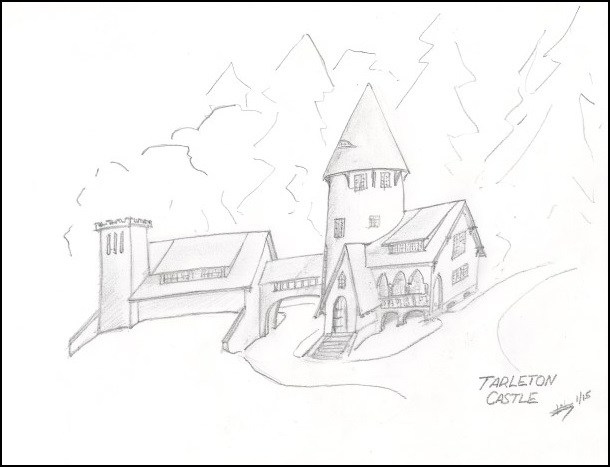 610x467 Drawings Tarleton Castle Arts White Mountains New Hampshire