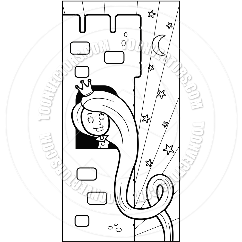 940x940 Princess Castle (Black And White Line Art) By Cory Thoman Toon