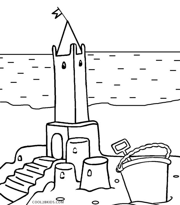 615x700 Printable Castle Coloring Pages For Kids Cool2bkids