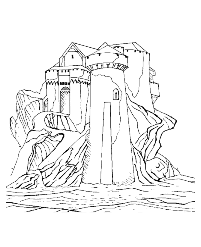 670x820 Printable Castle Many Interesting Cliparts