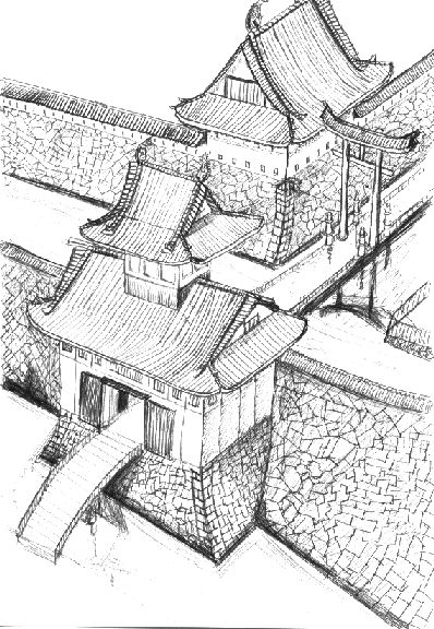 398x576 Japanese Castle Entrance By Ivihyst