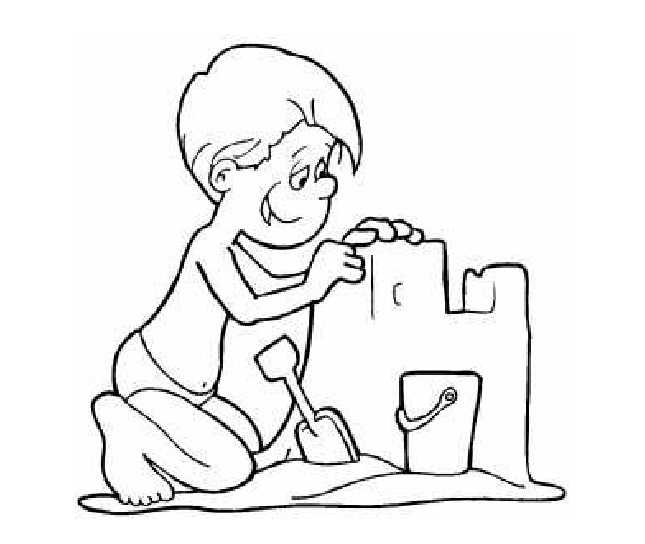 645x544 Sand Castle Clipart Simple