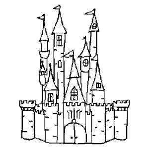 300x300 Castle Outline Free Clip Arts Sanyangfrp