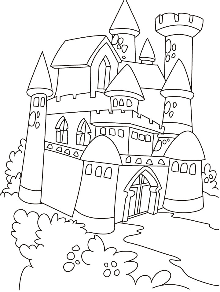 720x954 Drawn Castle Princess Castle