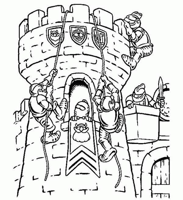 600x656 Lego Castle Coloring Pages