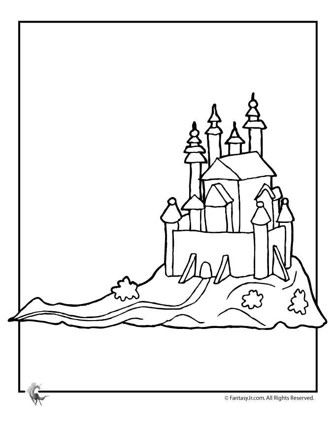680x880 Pictures Of Castles To Color