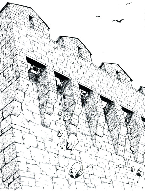 500x660 Berwick Time Lines Berwick Castle (Part I) Structure