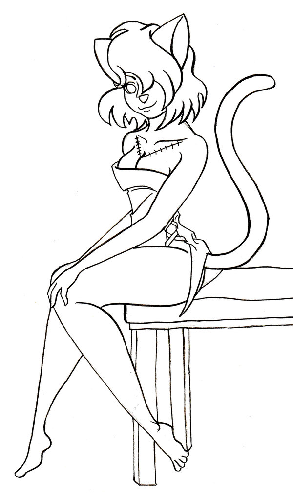 600x1010 Anatomy Cat Girl By Enkeli19