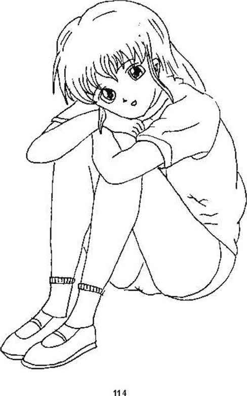 488x783 Anime Sketches And Drawings