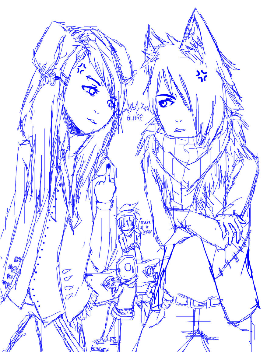 900x1157 Cat Vs Dog By Animositl