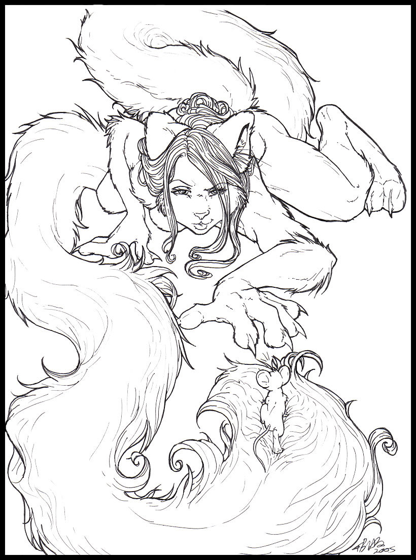 820x1105 Cat And Mouse By Blattaphile