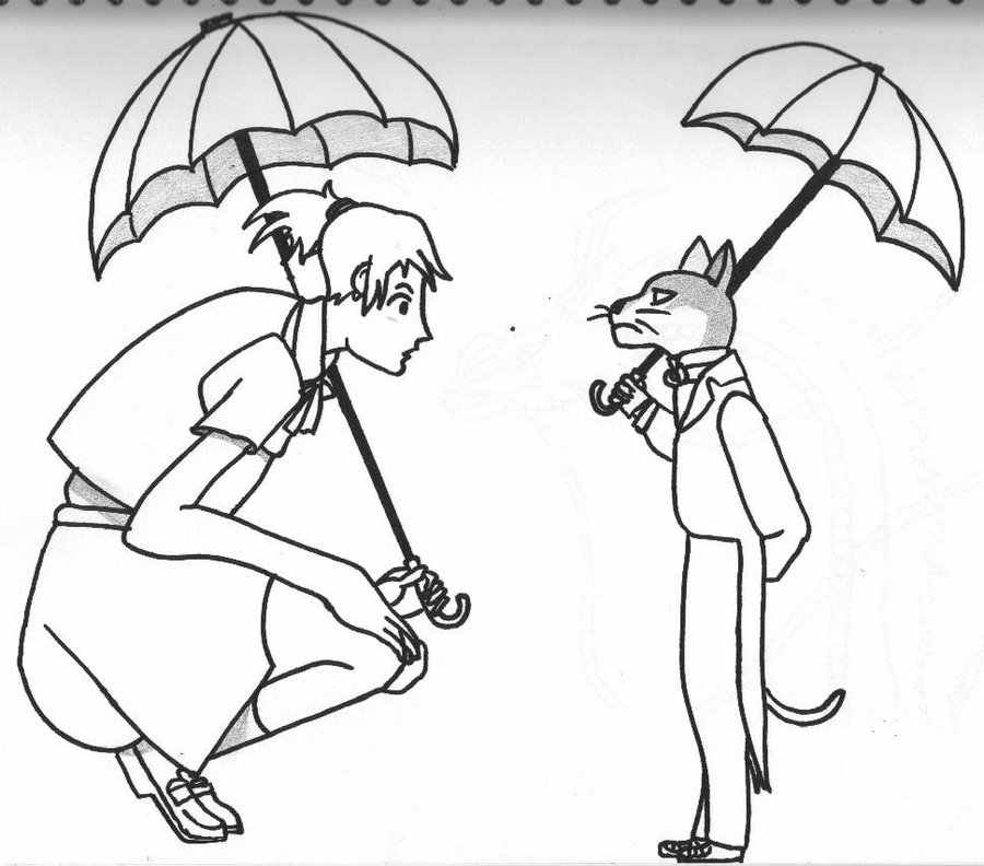 900x792 First Attempts At Drawing Anime The Cat Returns By