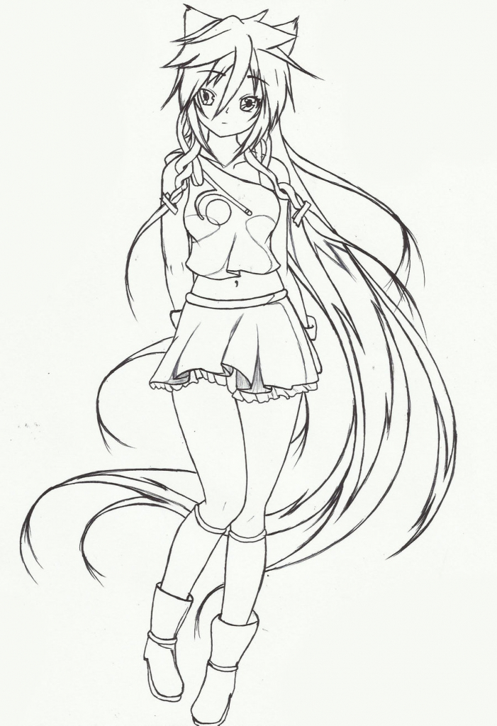 701x1024 Anime Cat Sketch Cat Girl Sketchcarldraw