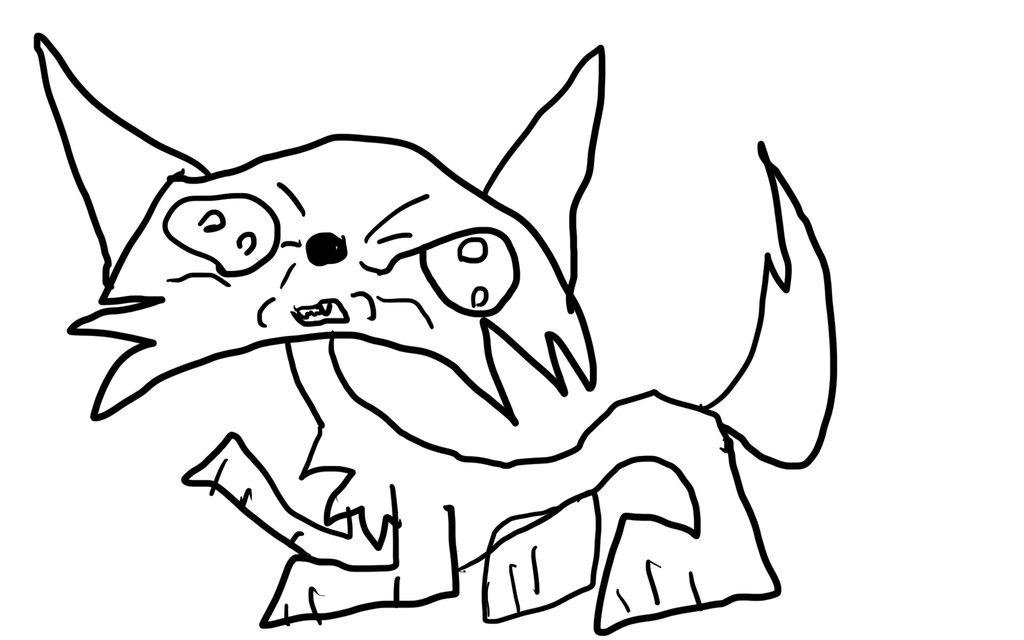 1024x640 Cute Kitten Lineart By Cat Daddy