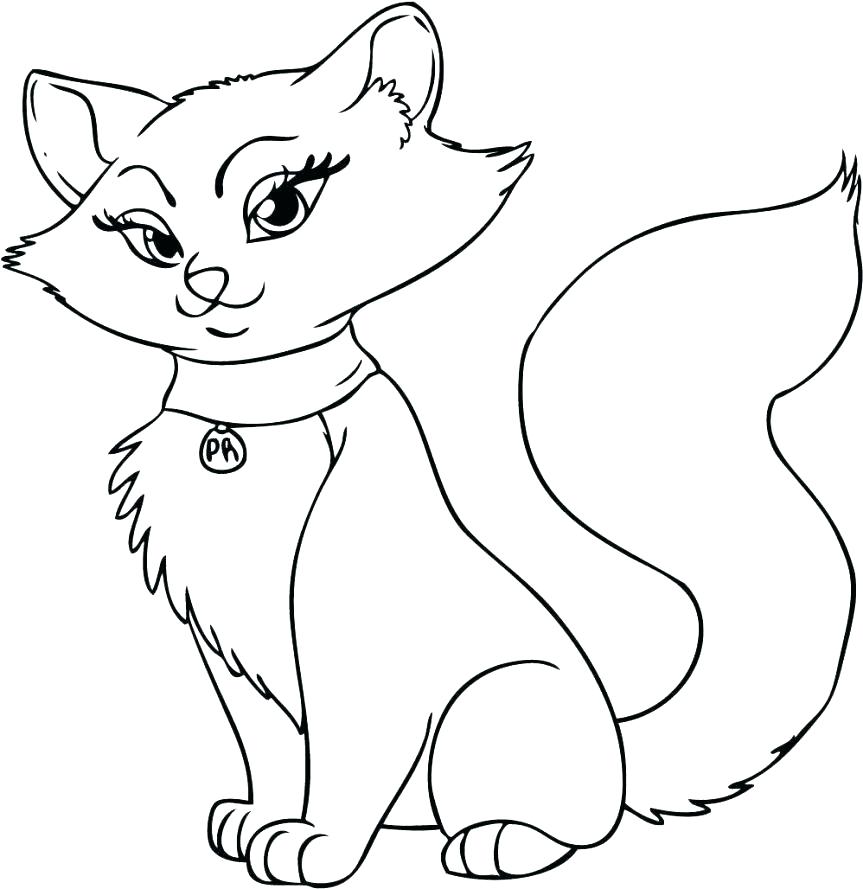 863x889 Dog And Cat Pictures To Color Cat And Dog Coloring Pages Dogs