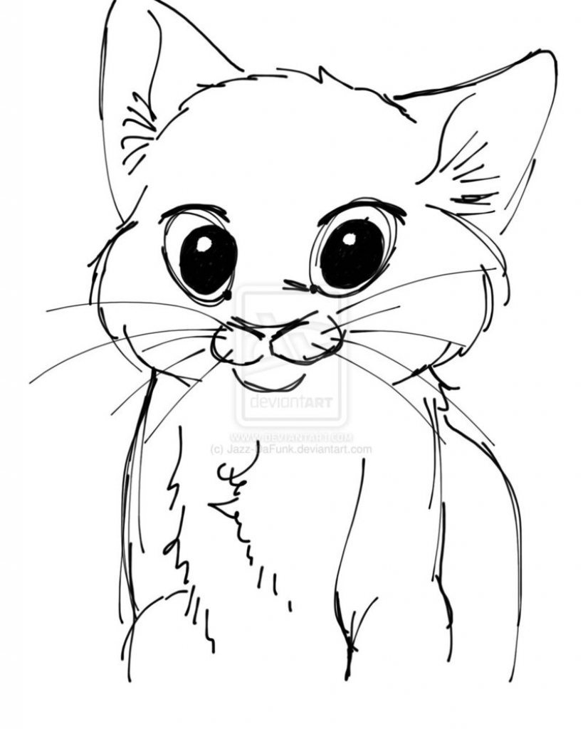 819x1024 Cute Cat Drawings 3 Ways To Draw Cute Cats Youtube