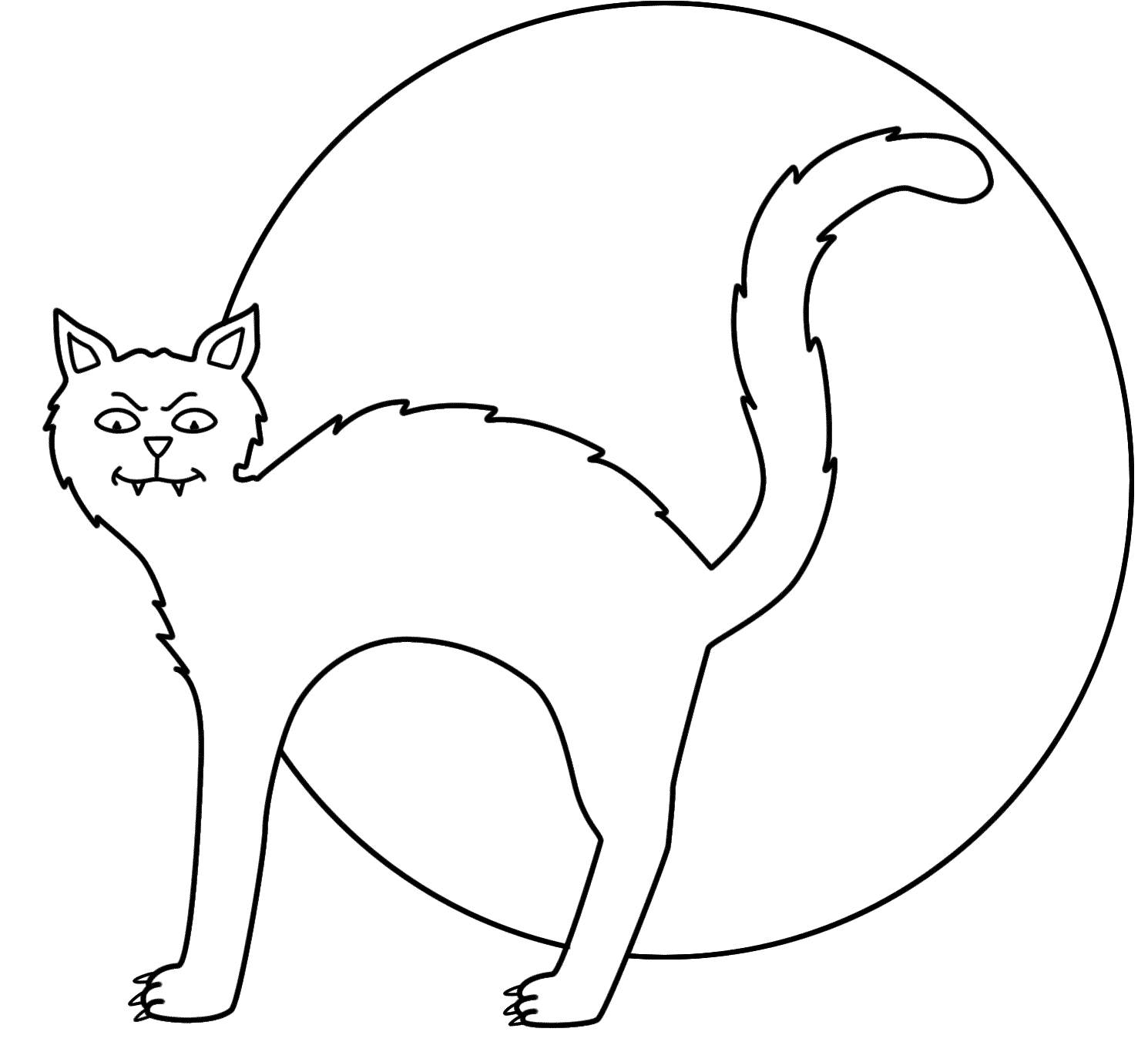 1490x1352 Halloween Coloring Pages Of Black Cats
