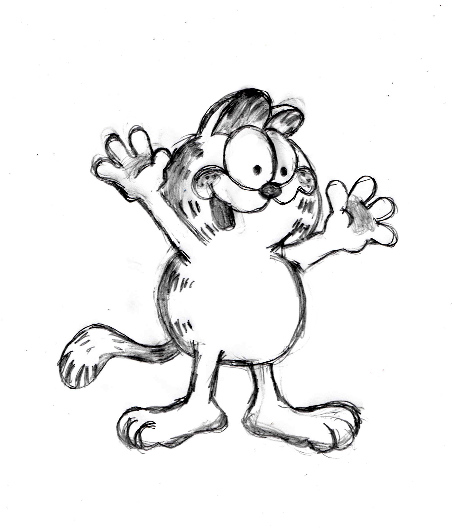 1780x2087 Garfield The Cat, Awesome Tutorial For Kids