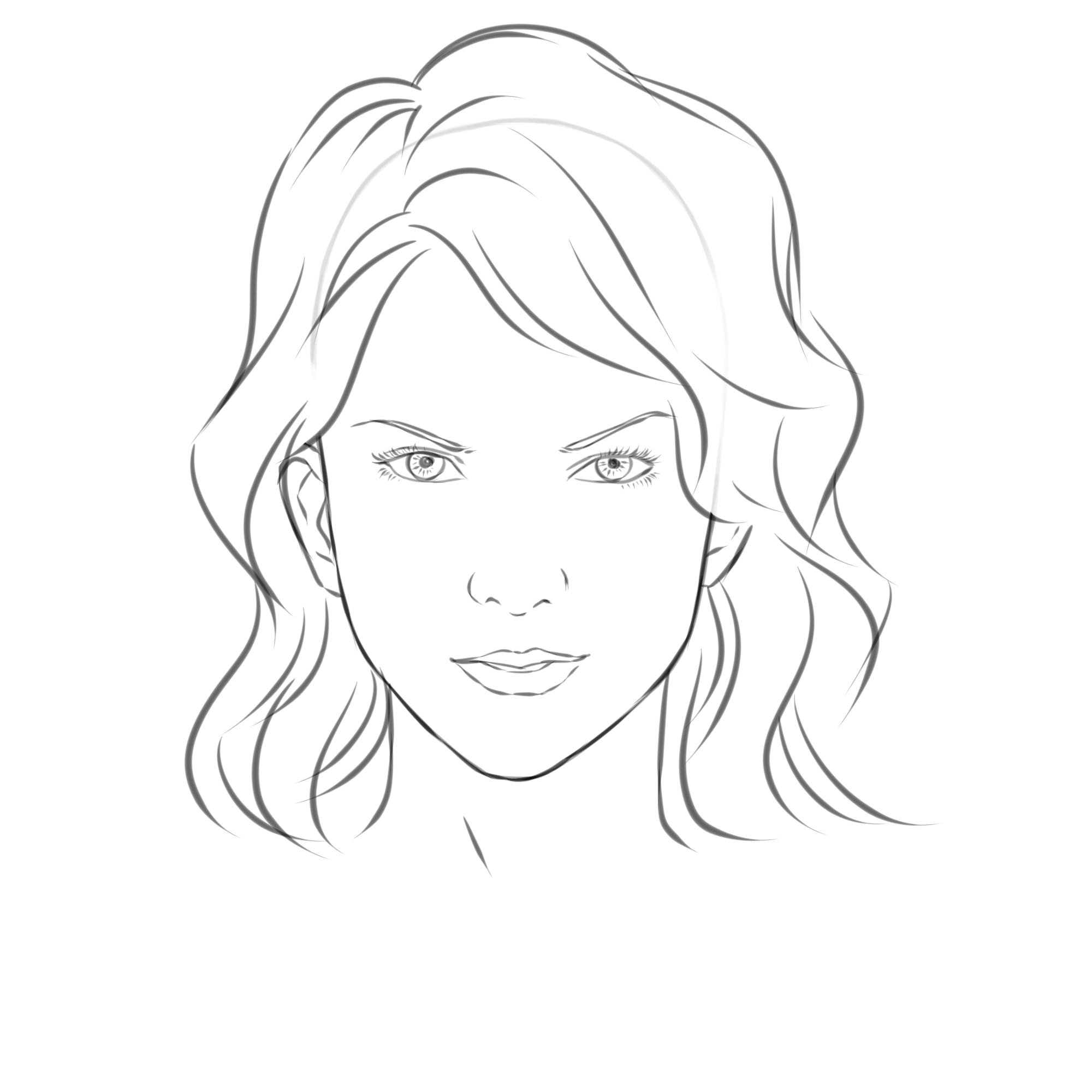 2000x2000 Simple Cat Face Drawings Archives