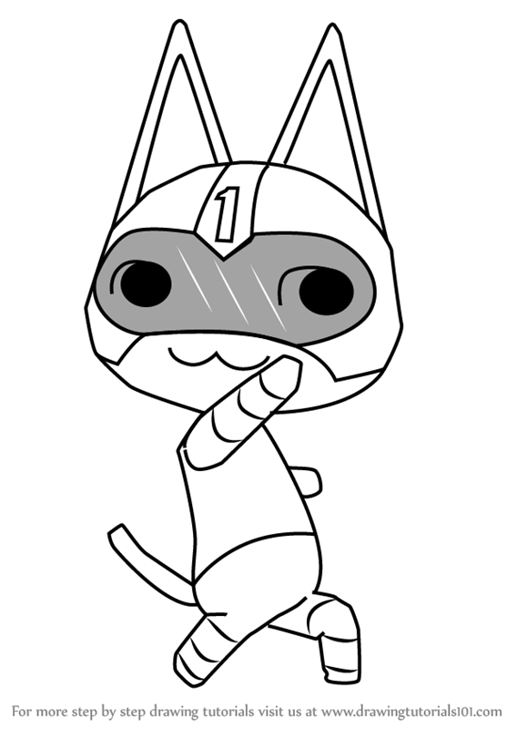 568x800 Learn How To Draw Kid Cat From Animal Crossing (Animal Crossing