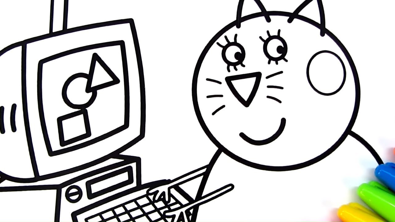 1280x720 Mummy Cat Coloring Pages