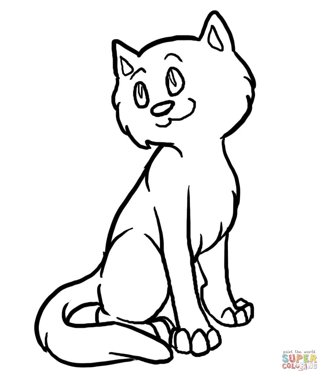 1068x1242 Cartoon Cat Coloring Pages Coloring Pages