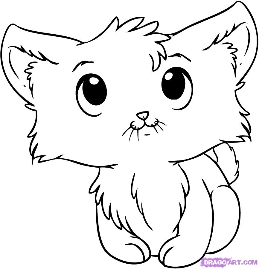 866x902 Cartoon Kitten