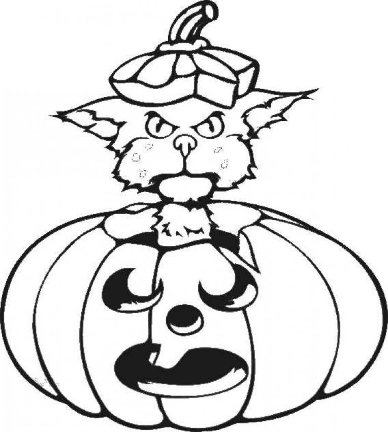 764x850 Creative Inspiration Black Cat Coloring Page Halloween Cats
