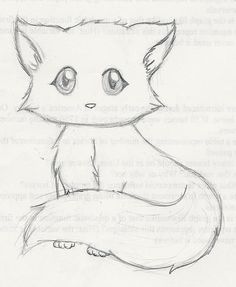 236x287 Drawn Cat Easy Draw