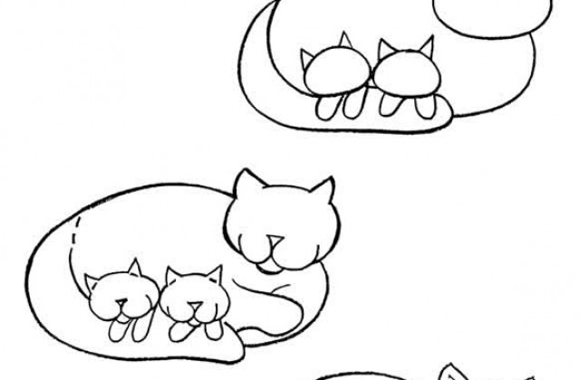 640x420 Tag For How To Draw A Cute Kitten Step By Step How To Draw A Cat