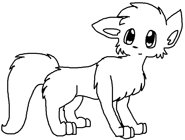 719x543 Warrior Cat Template 2 By Shayminlover101