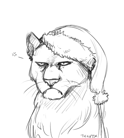 400x442 A Grumpy Cat Christmas Tumblr