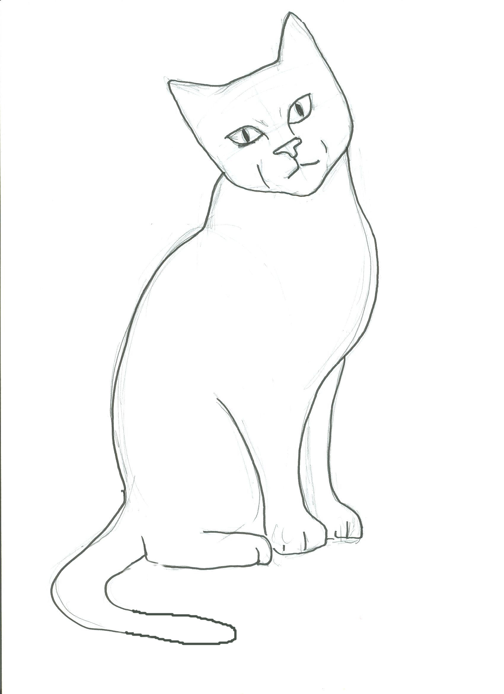 1700x2340 Let's Paint A Cat! A Long Tutorial By Request! The Frugal