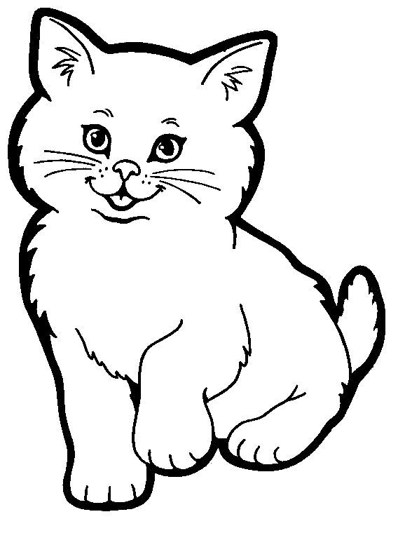 568x760 Cat Coloring Pages Here Is A Small Collection Of Cute Cat