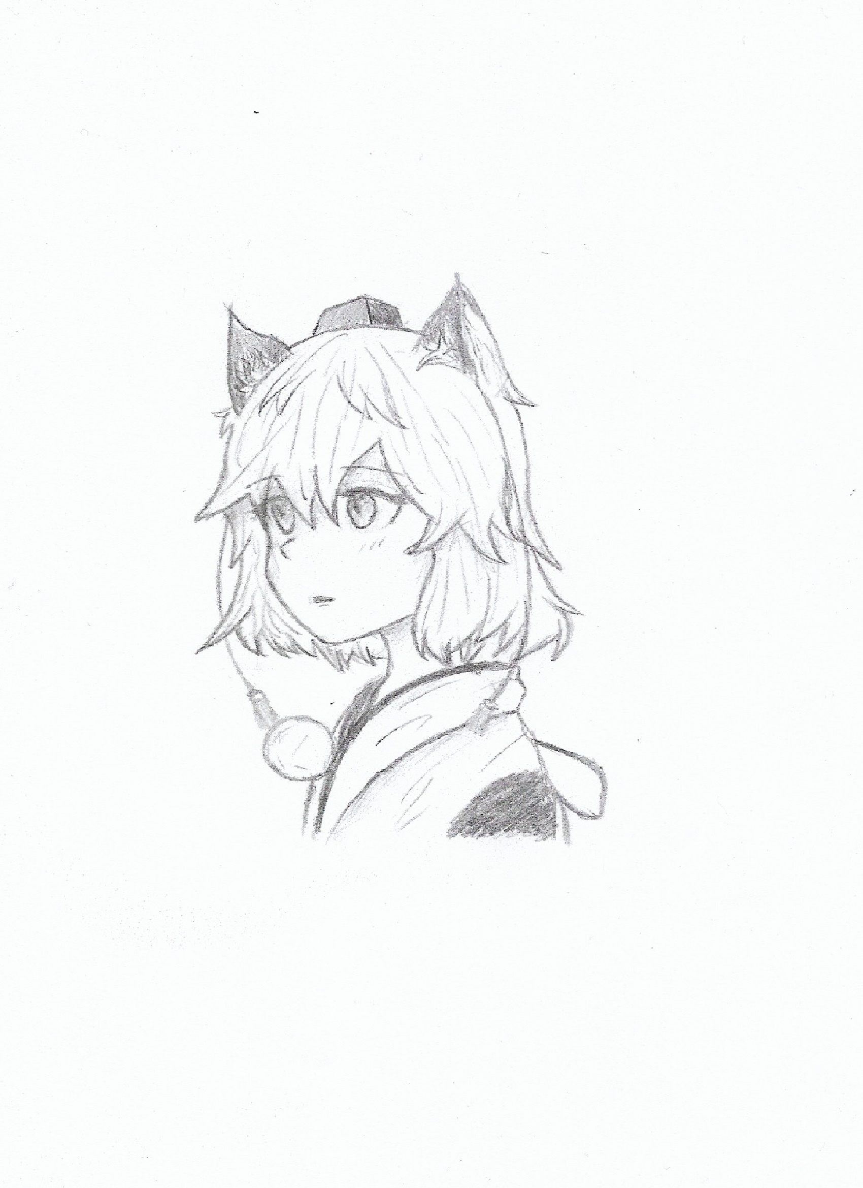 1700x2338 Anime Girl Cat Ears By Mcpiranha