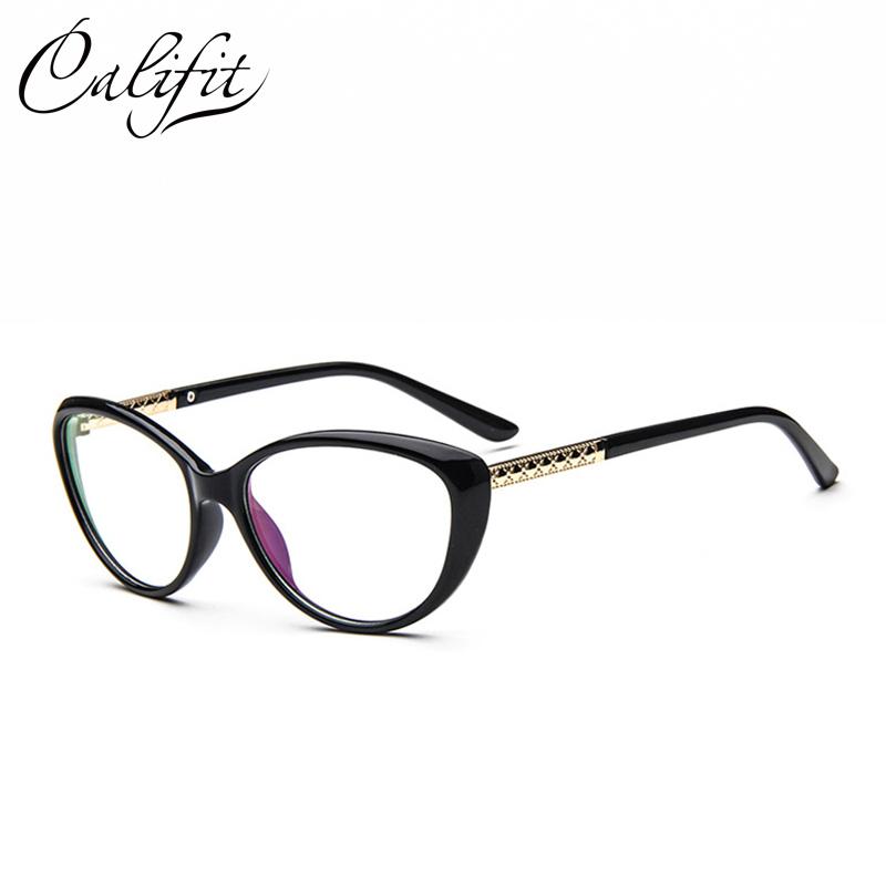 800x800 Califit Retro Cat Eye Glasses Women Frame Luxury Design Eyeglasses