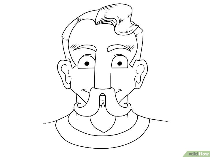 728x546 Drawing How To Draw A Mustache Videos Together With How To Draw