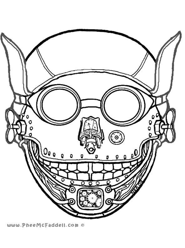 592x795 Last Minute Halloween Quickie Free Printable Masks