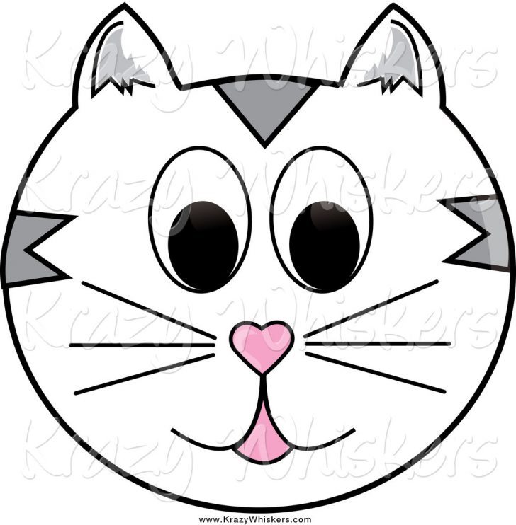 728x742 Cat Face Coloring Page Coloring Page For Kids