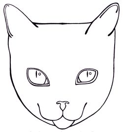 250x269 Gallery Cat Head Line Drawing,