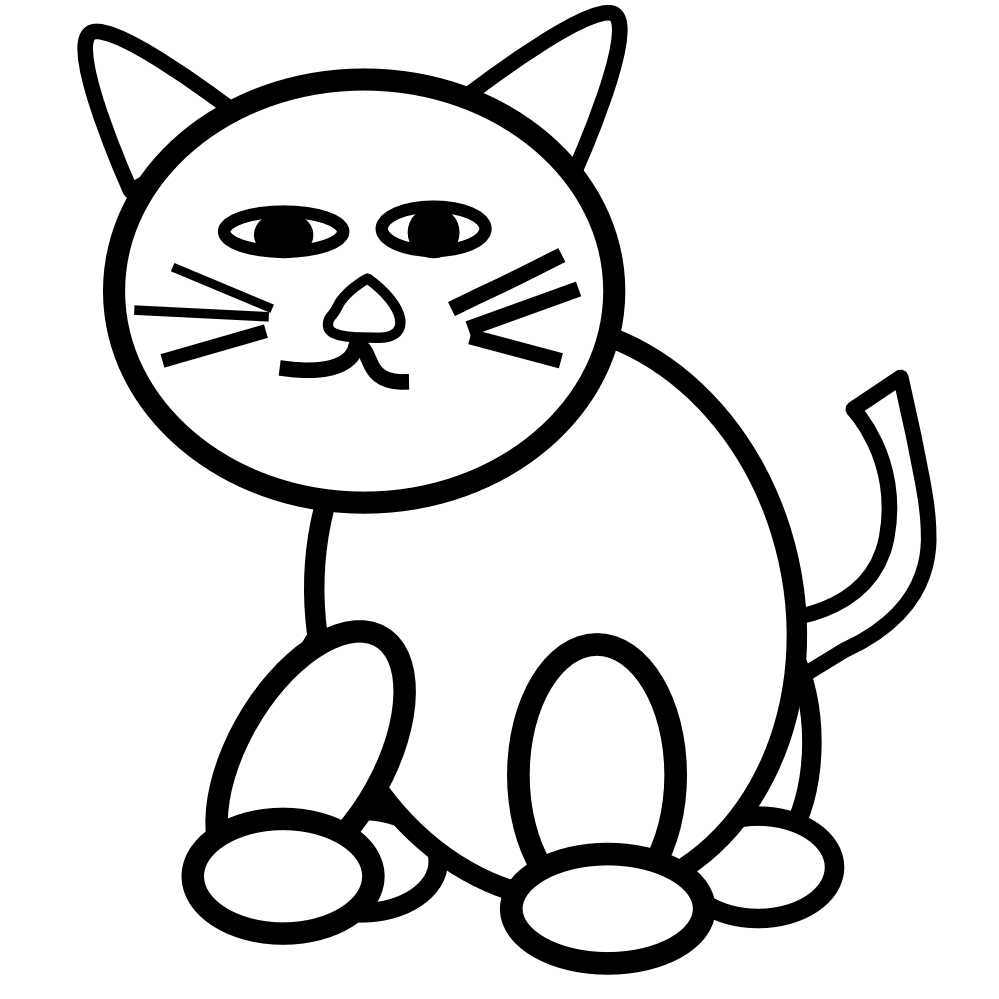 999x999 Sad Clipart Cat Face