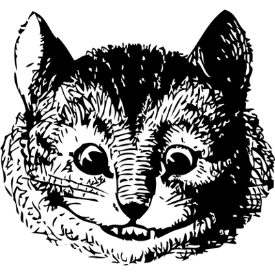 400x400 Cheshire Cat Vintage Drawing Transparent Png