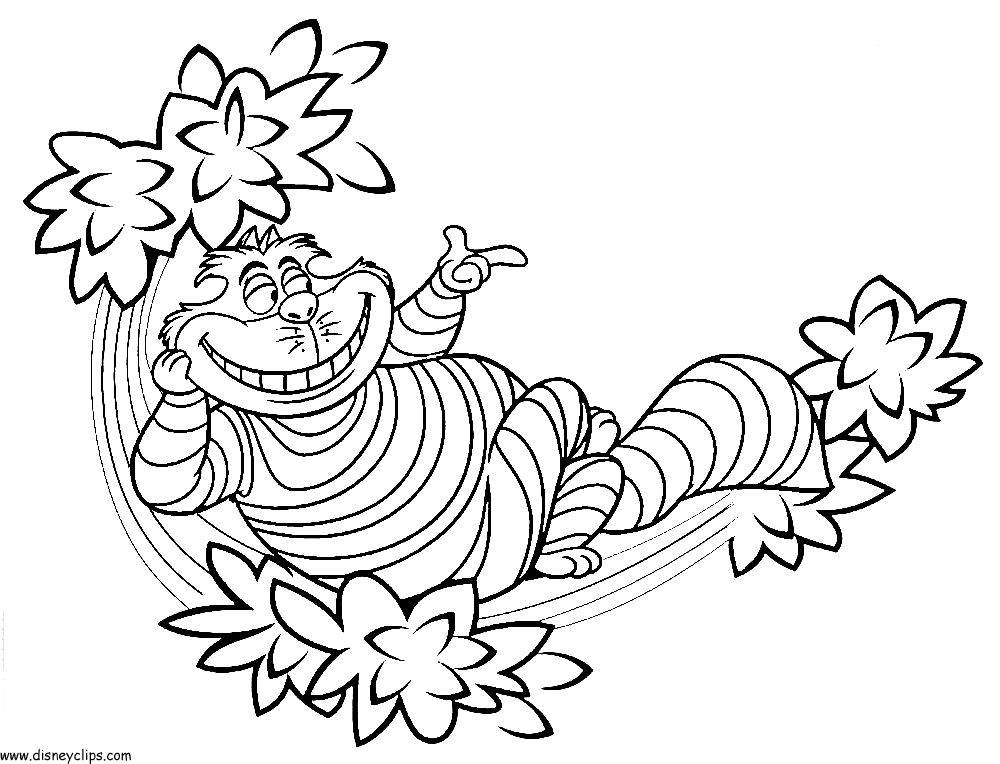 1000x764 Wonderland Mushroom Coloring Page