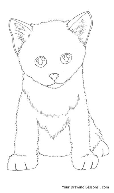 400x677 How To Draw A Kitten Your Drawing Lessons