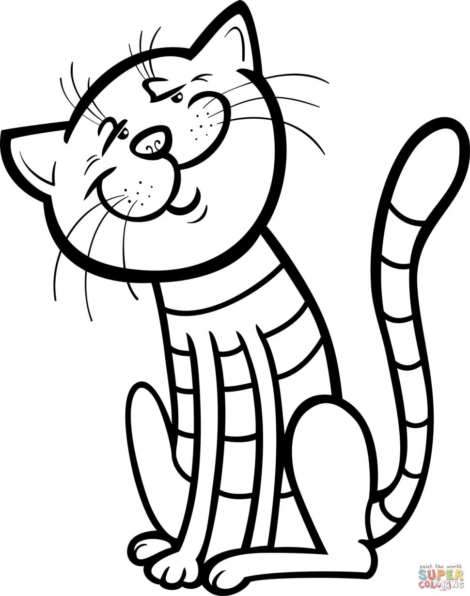 Cat Head Line Drawing at GetDrawings | Free download