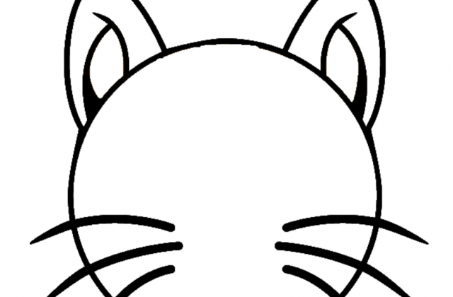 640x420 Tag For Cat Drawings Easy Simple Cute Cat Drawings Drawing. Line