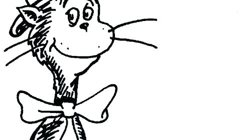 500x280 Cat Printable Coloring Pages Plus Drawing The Cat Black Cat