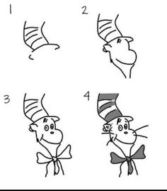236x269 How To Draw The Cat In The Hat Free Drawing Guide From Deep Space