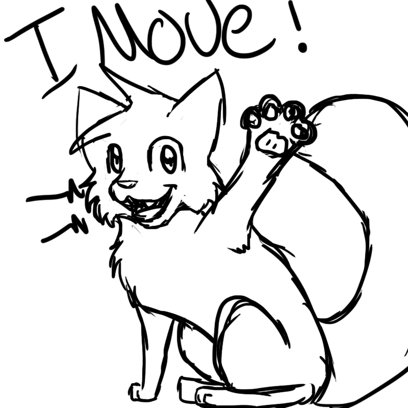 800x800 Cat Jump Animation Test. By Deikitten